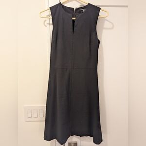 Theory Wool Fit And Flare Dress